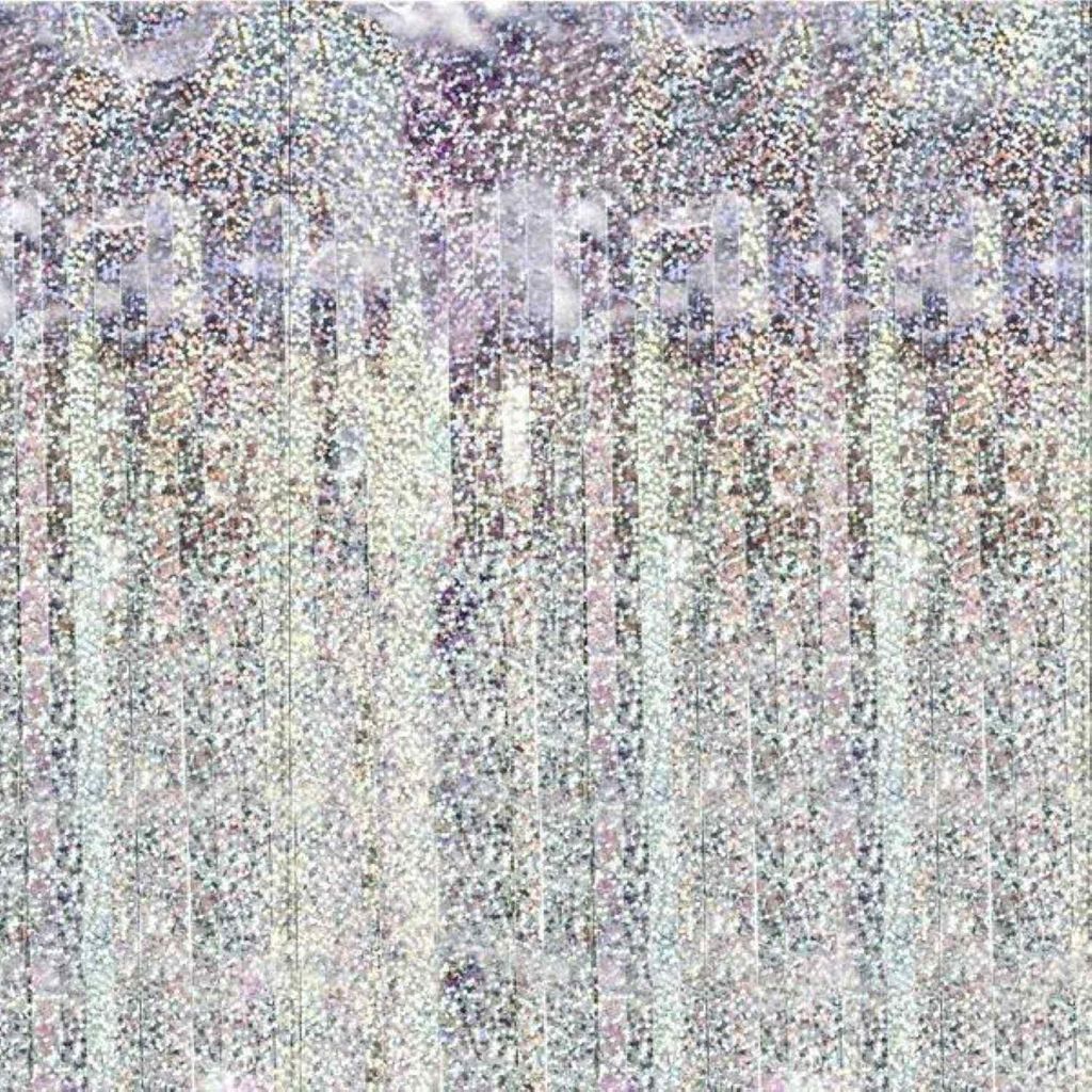 Türvorhang Lametta 100x200cm | Holografisch