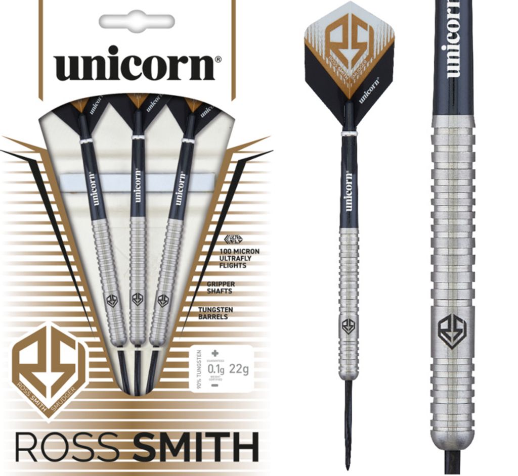Unicorn Ross Smith Natural Steel Darts - 24g -- 1 Satz