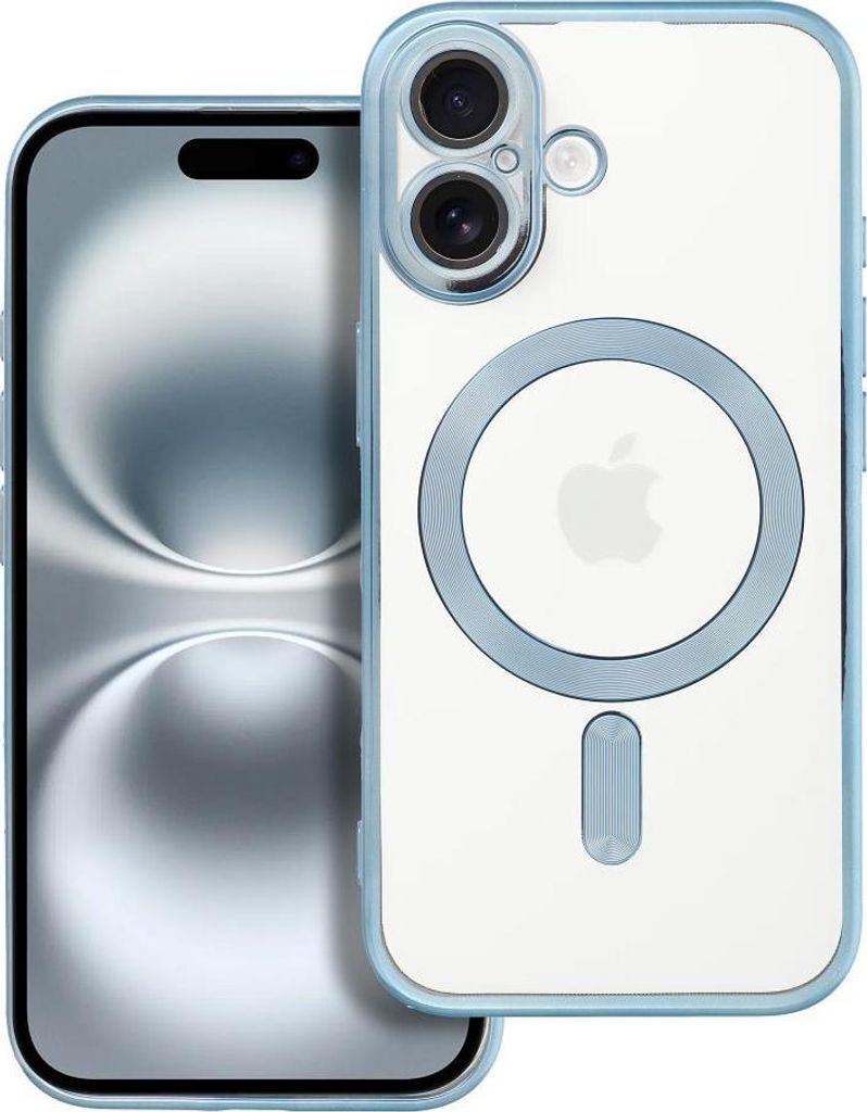 ELECTRO MAG COVER kompatibel mit MagSafe passend für IPHONE 16 blau