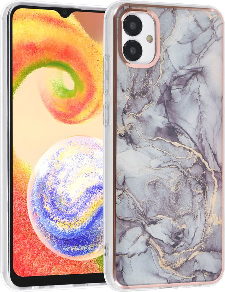 UNIQ Accessory Samsung Galaxy A04 TPU Back Cover - Marble Grey