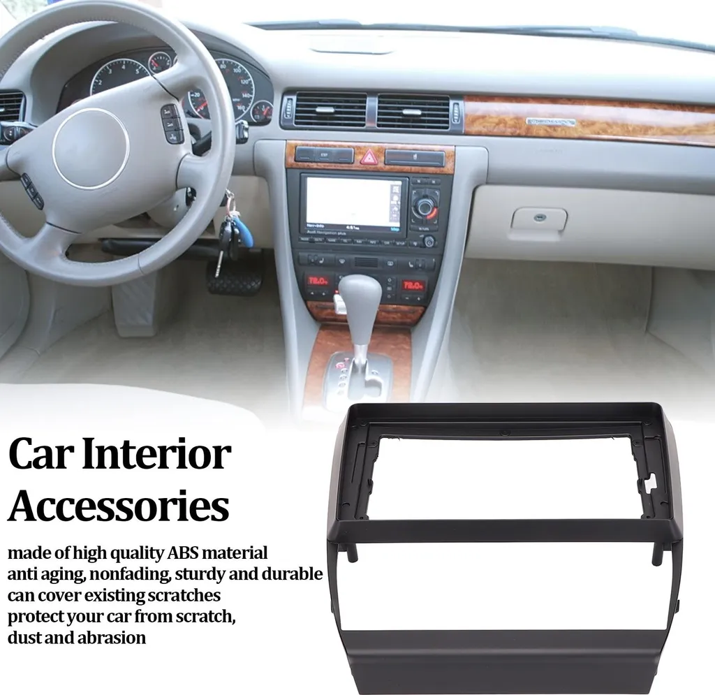 Cache cadre navigation 9 pouces ABS haute qualité pour Audi A6 C5