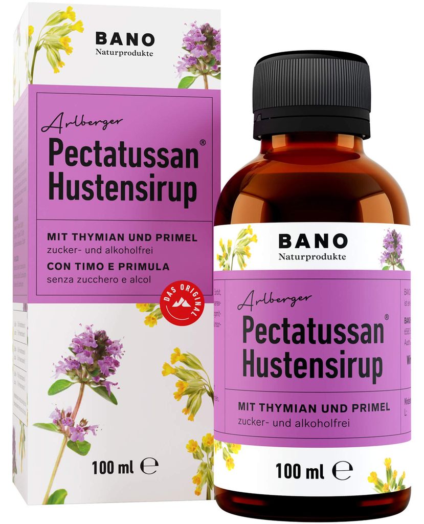 Pectatussan Hustensirup 100ml, Alkohol- und zuckerfrei Produktbild 