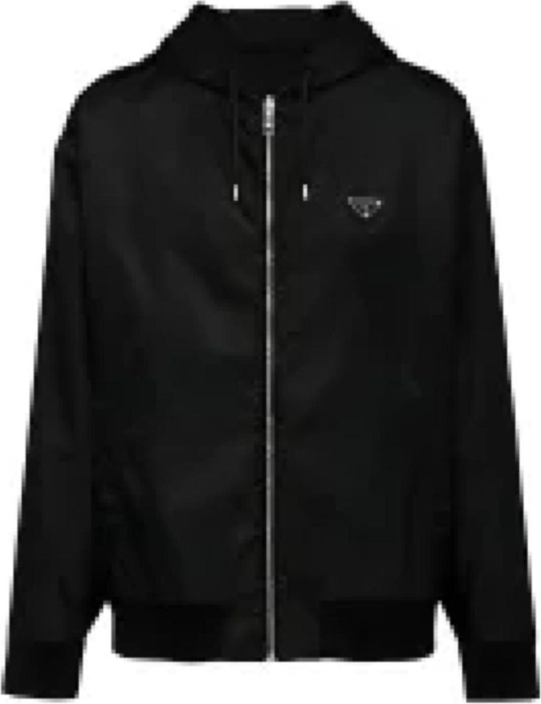 Prada Re Nylon Jacke Herren Schwarz