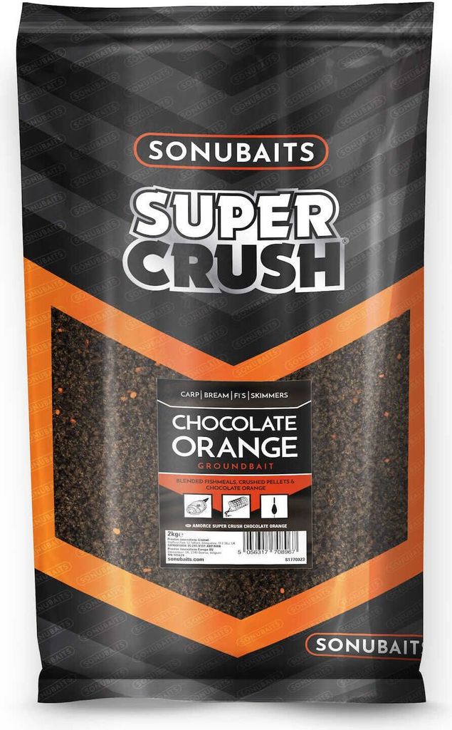 2kg SONUBAITS SUPER CRUSH Chocolate Orange Fischfutter Produktbild 