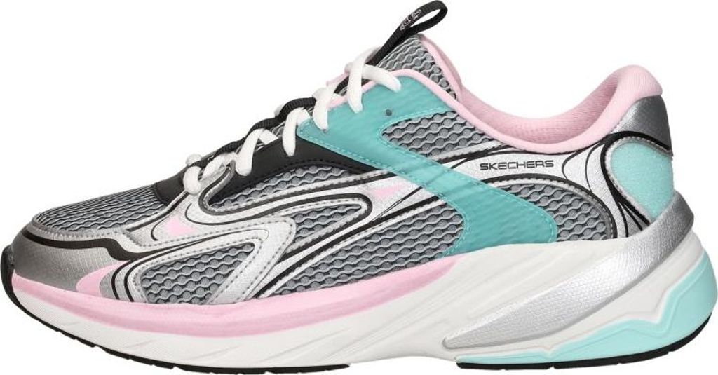 Skechers S2K Sneakers Laag - Zilverkleur - Maat 32