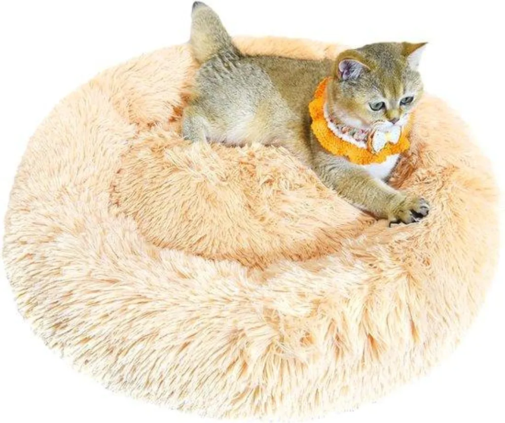Panier anti-stress pour chien et chat 60 cm laine - Fini les glissades