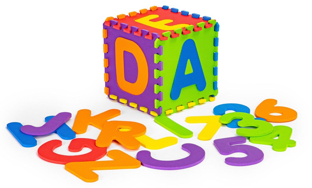 ECOTOYS ECOEVA002 Lernmatte aus Schaumstoff, Puzzle, Produktbild 
