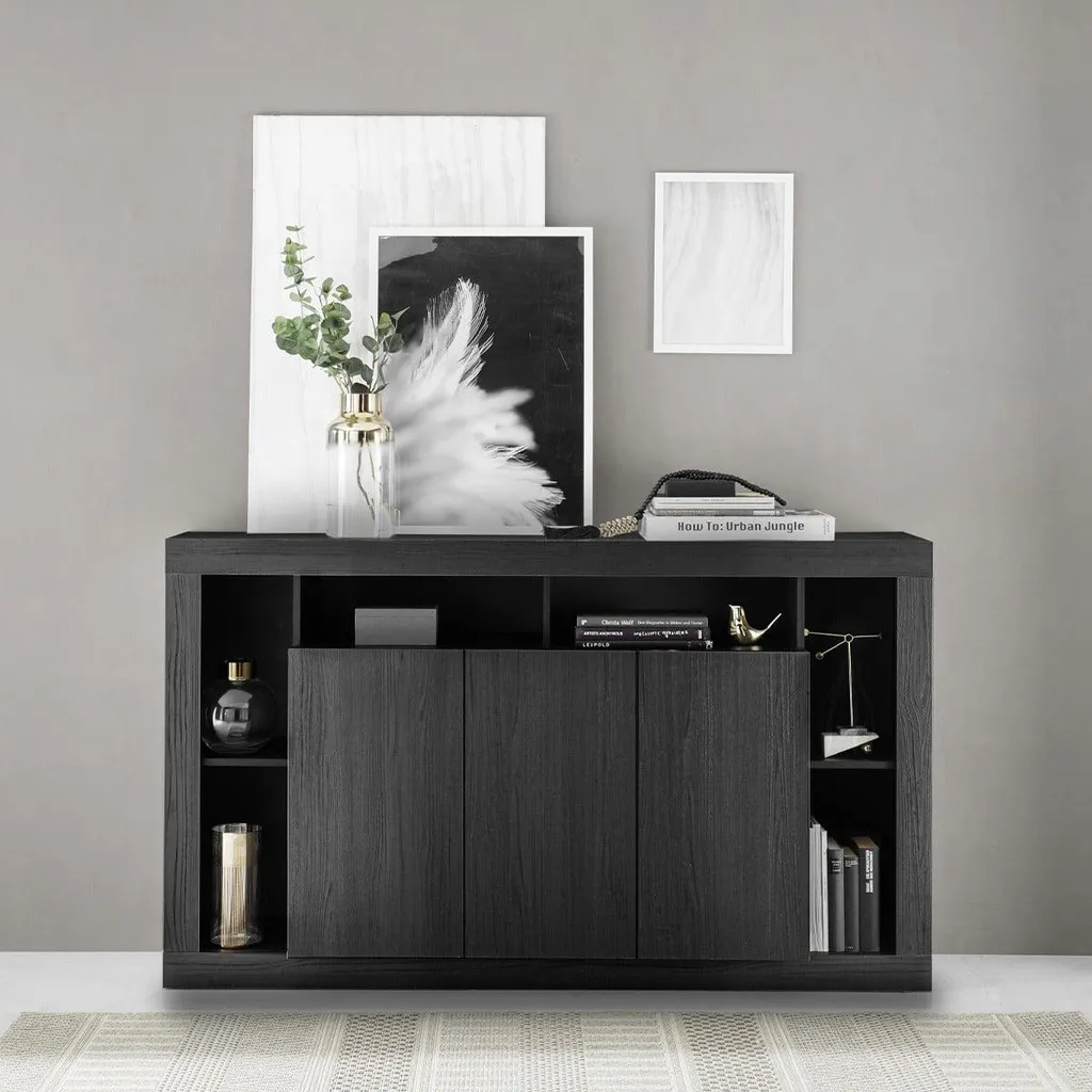 Buffet 3 portes L172 cm Rimini - CALICOSY enfilade design pour salon