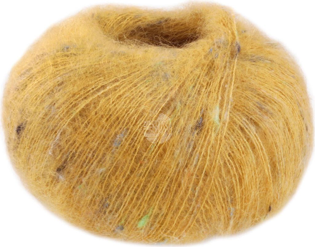 Lana Grossa - Natural Superkid Tweed 0615 senfgelb