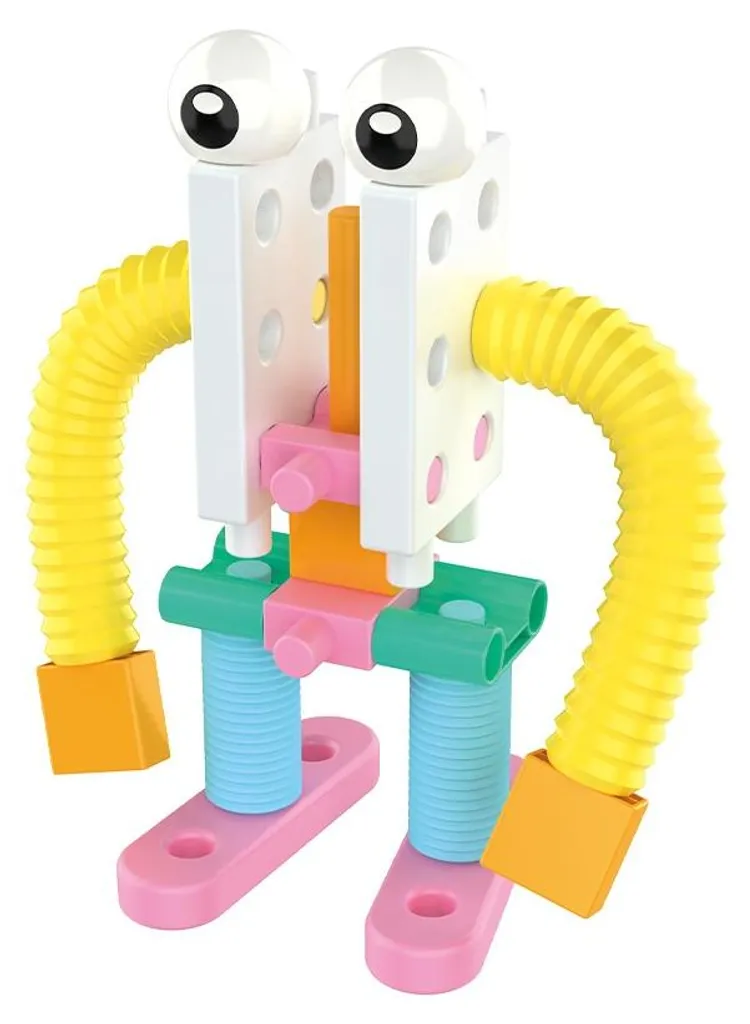 Kit STEM Genius Toy avec tubes souples et connecteurs pour constructions - 3