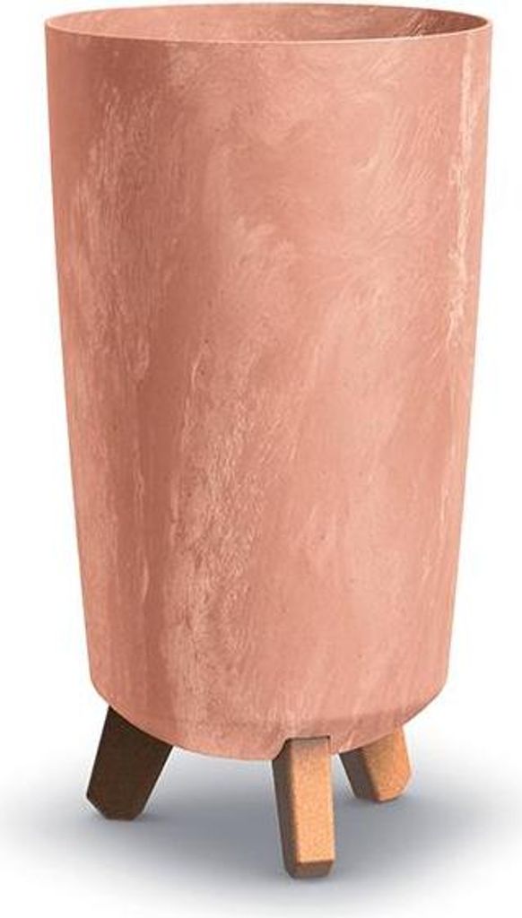 Prosperplast Blumentopf GRACIA TUBUS SLIM Betoneffekt Terra Produktbild 