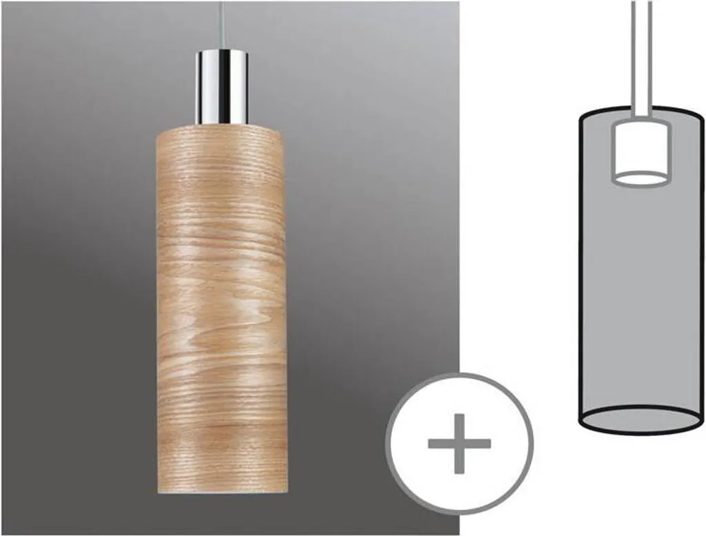 Abat-jour URail Vitus 2Easy 110mm en Bois pour Éclairer Table et Salon