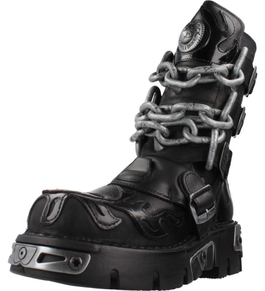 NEW ROCK Stiefel M724 C3 Schwarz