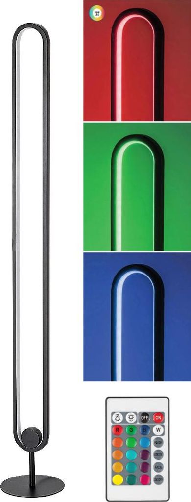 Rabalux 74051BARTO, Čierna, Obývacia izba, Kov, Plast, Obrázok produktu 