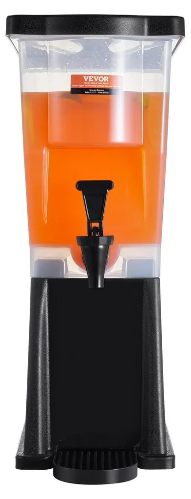 Distributore di bevande, distributore d'acqua da 11 L Distributore di bevande per feste, distributore di succo di frutta in plastica con coperchio a rubinetto, distributore di tè freddo e limonata, per ristoranti, hotel, feste, ecc. - 9