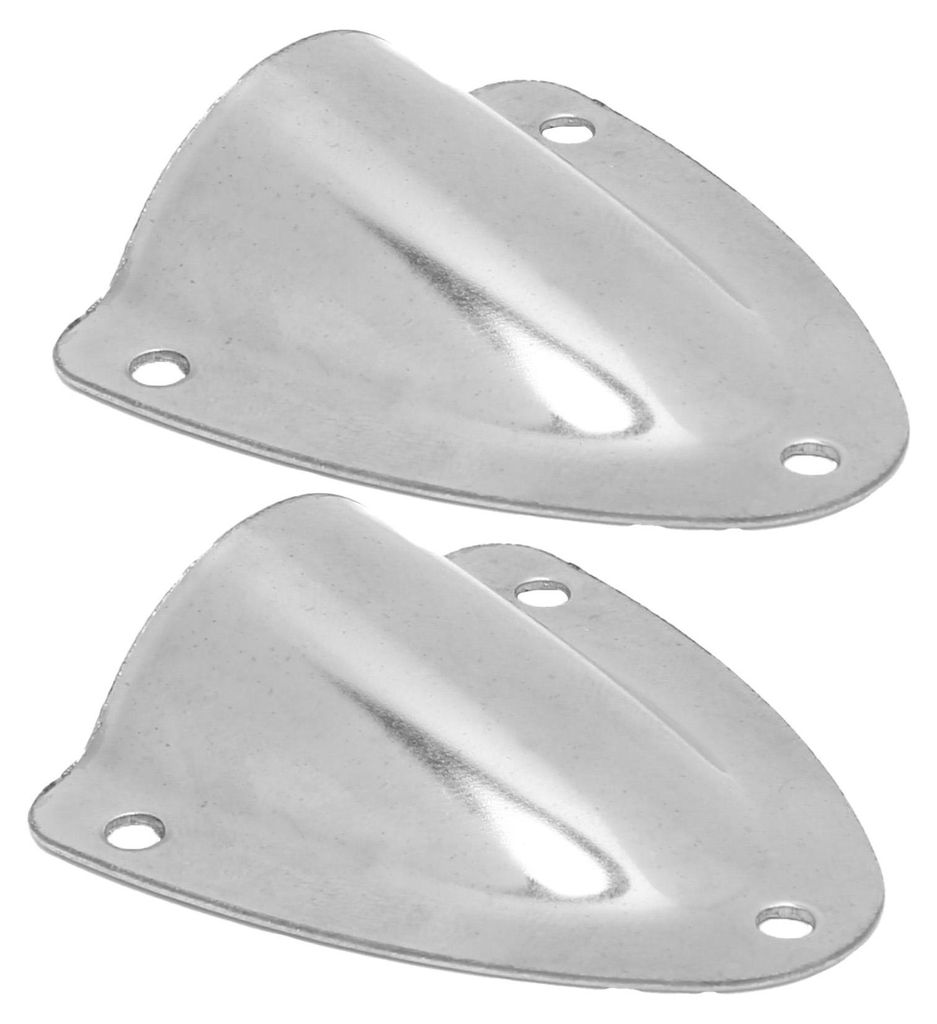 2 sztuki Osłona ochronna Clam Shell Vent z polerowanej Zdjęcie produktu 