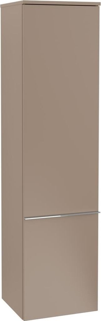 Villeroy & Boch Hochschrank VENTICELLO 404 x 1546 x 372 mm Griff chrom Glossy White