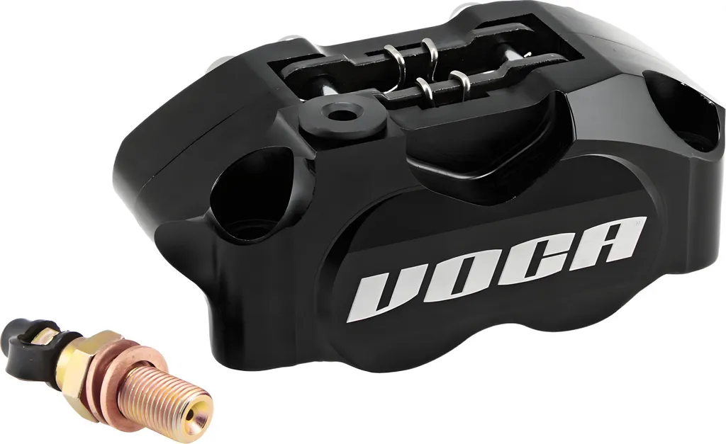Étrier de frein 4 pistons VOCA G-Force en aluminium usiné CNC noir