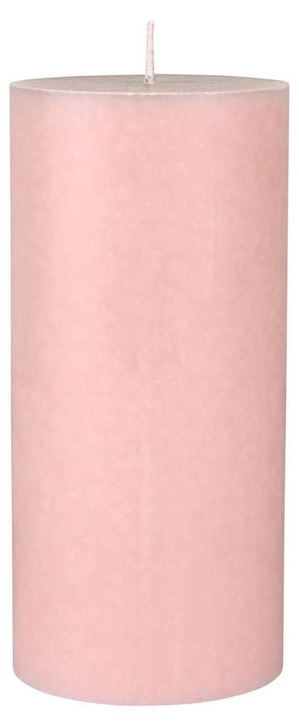 12x Stumpenkerzen, 100% Stearin, ca. 50h 150 x 70 mm mellow rose