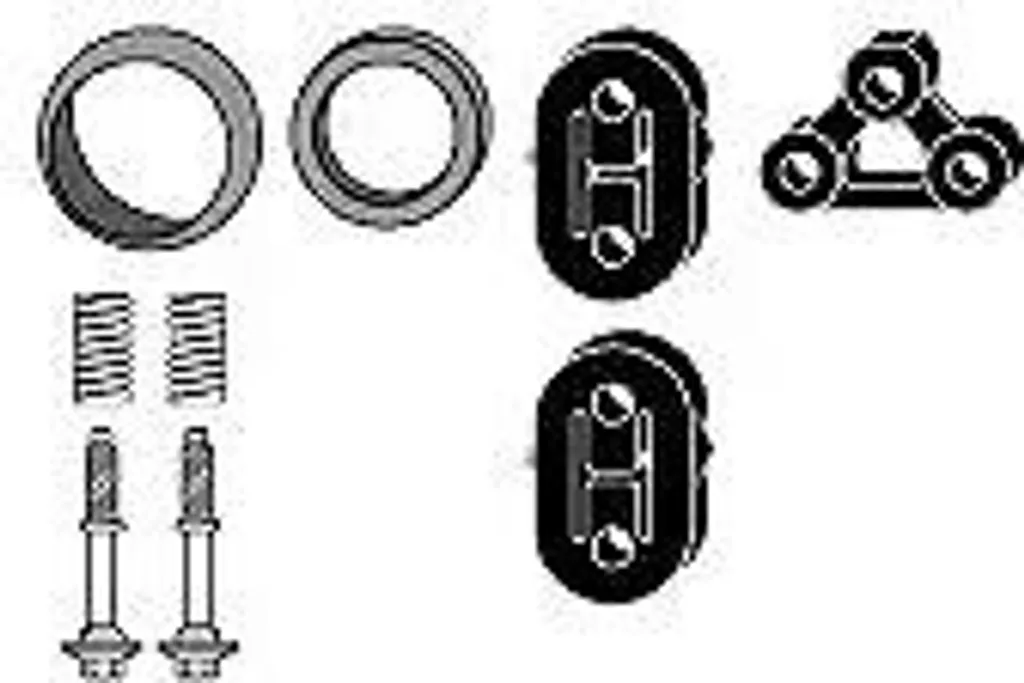 Kit de montage d'échappement VEGAZ HOA-61 pour Honda Civic VII et Stream