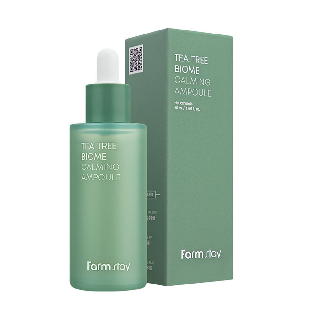 FARMSTAY Tea Tree Biome Calming Toner Pad Gentle Exfoliating Daily Face Toner Pad with PHA 140ml