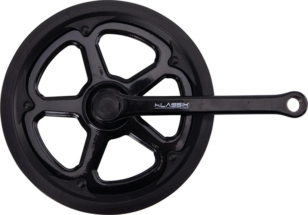Pédalier anti-déraillement Pieper Acier 46 dents 170mm pour axe carré
