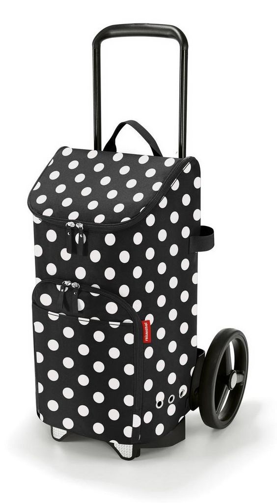 Reisenthel citycruiser, Torba wózek, Czarny, Biały, Zdjęcie produktu 