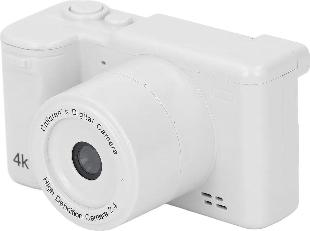 Appareil photo numérique 4K 96MP blanc avec double objectif pour enfant