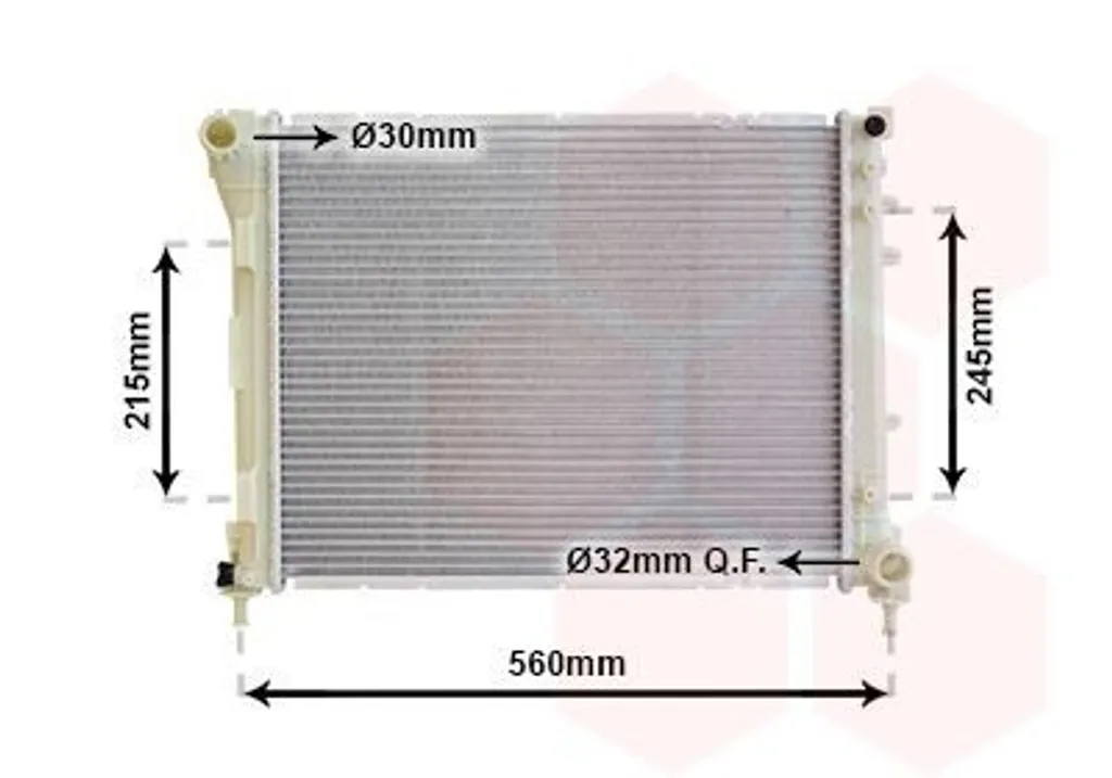 Solution fuite radiateur FIAT Panda 312 319 - Van Wezel 17002403 Neuf
