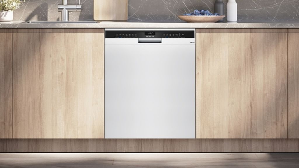 Siemens Unterbau-Geschirrspüler Weiß SN43HW10TE Produktbild 2