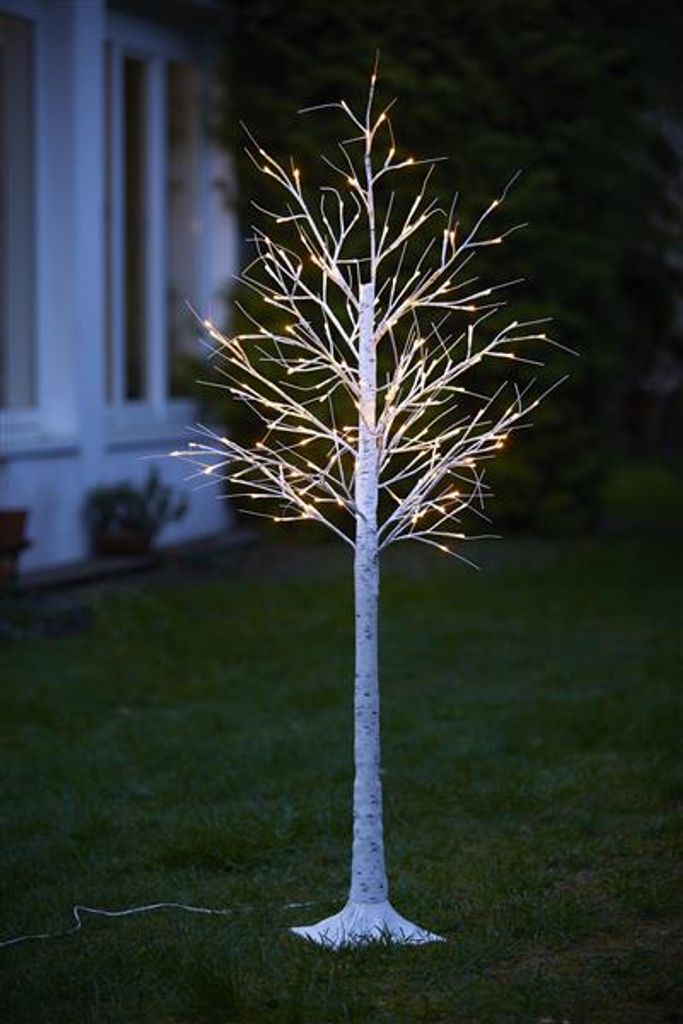 LED Lichterbaum in Birkenbaum-Optik mit 200 warm-weißen LED Produktbild 
