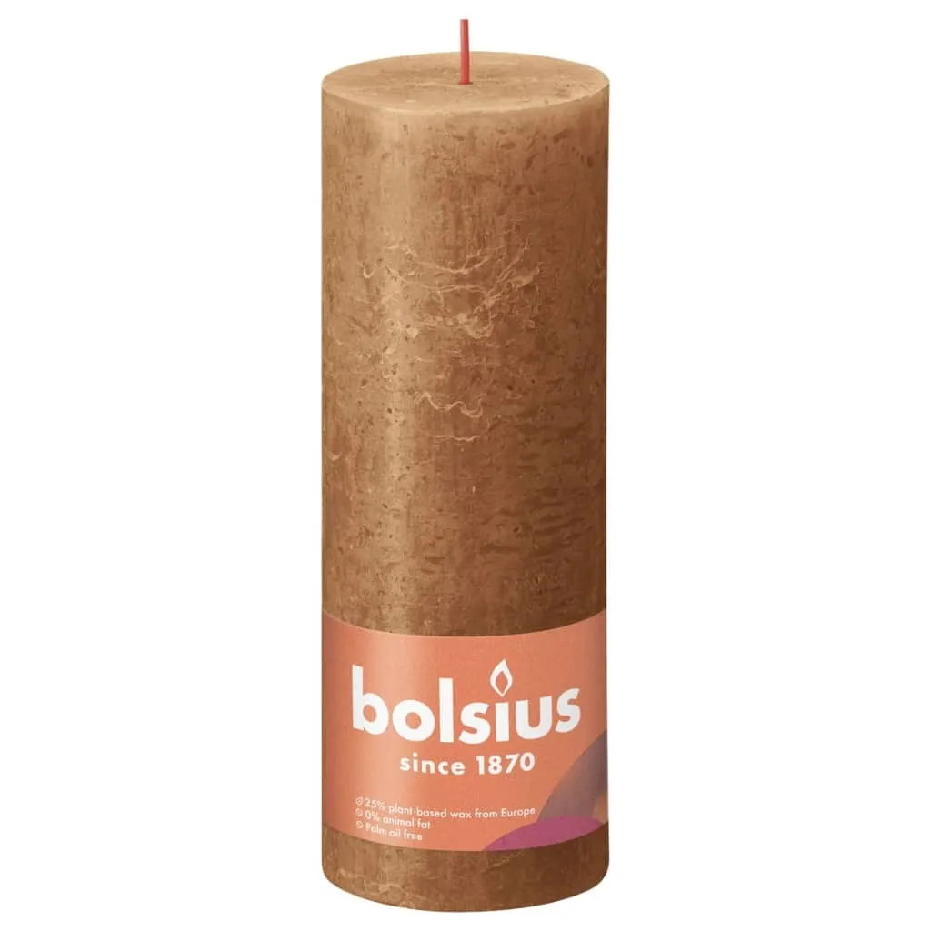 Bolsius Candele Marrone Spezia 190x68mm | Atmosfera Magica