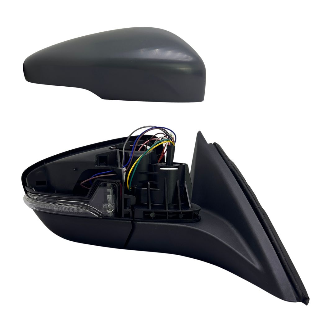 BILMAX Rechts Außenspiegel Ersatz für Ford Focus IV Sedan Turnier 2018-2023 Elektrisch Verstellbar, Elektrisch Einklappbar, mit Blinklicht, Beheizt