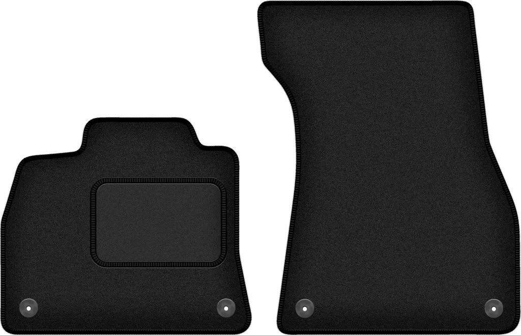 Weathertech Tappetini Anteriori Compatibili Con Audi E-Tron Sportback 2019-2023, Su Misura, Bordi Rialzati, Facili Da Pulire, Nero, Garanzia A Vita