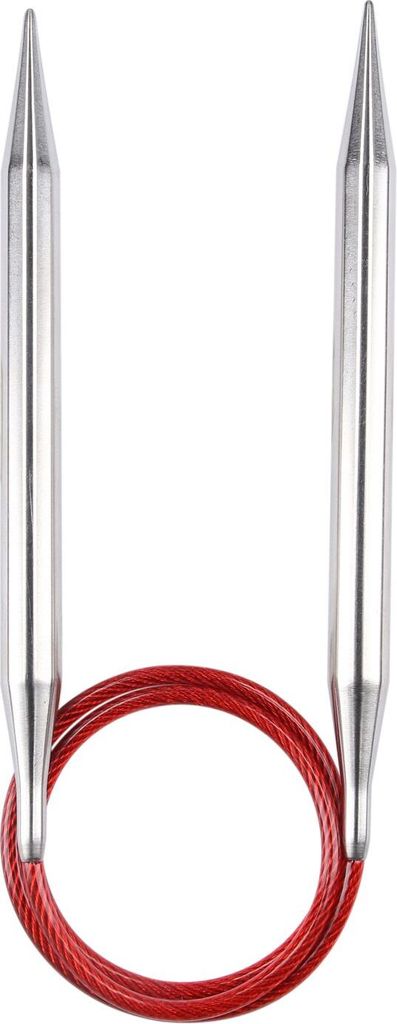 Rundstricknadel RED LACE Edelstahl 9,00 mm 60 cm