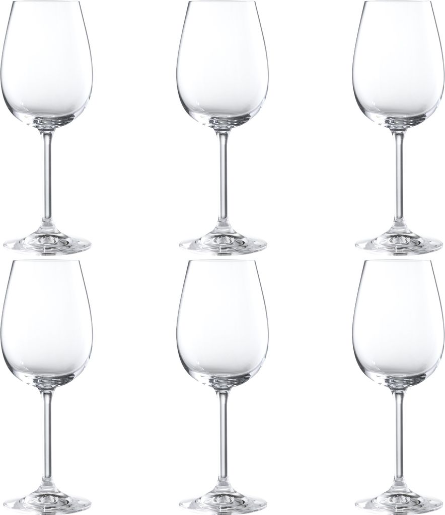 Rotweingläser - 420 ml - Glas - 6er Set