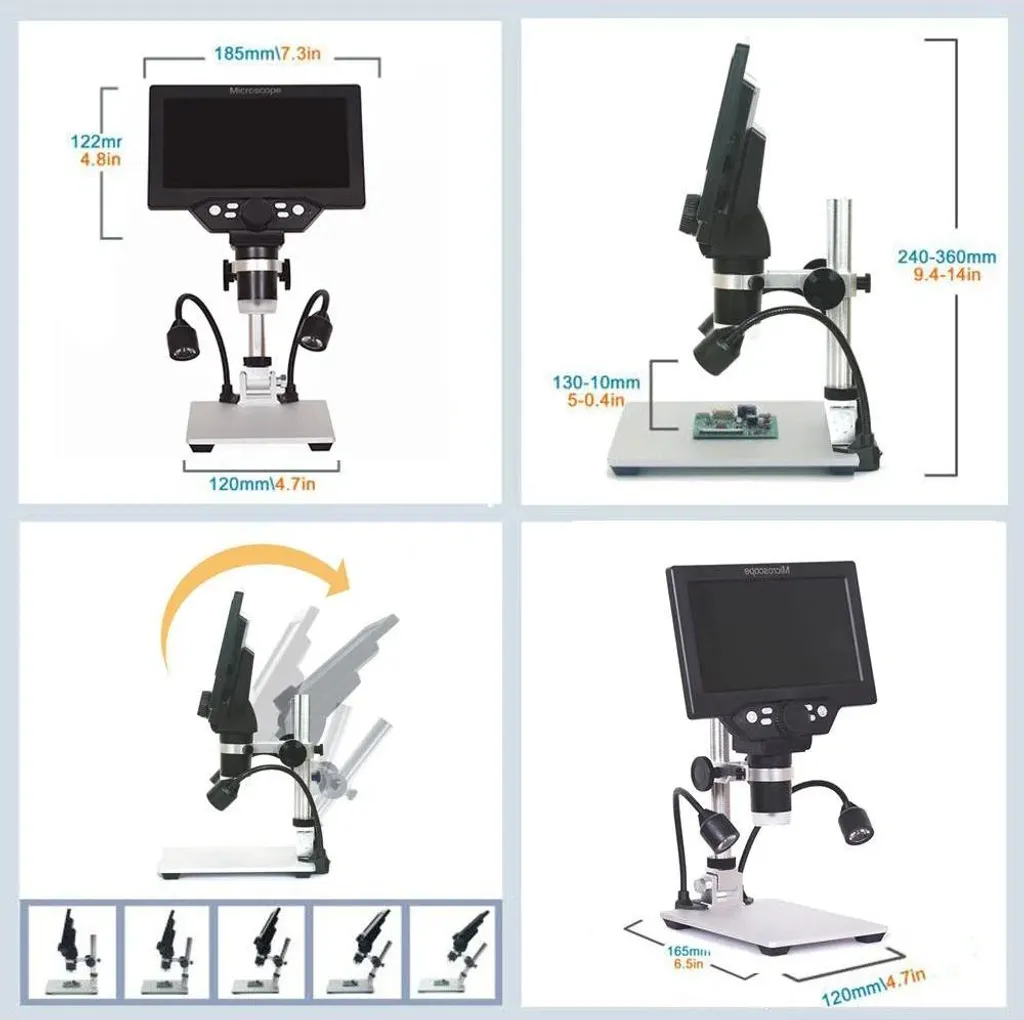 Microscope numérique pour soudure électronique et contrôle de circuits - 3