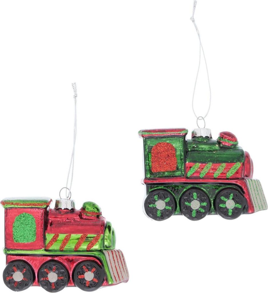 Boltze Gruppe Felin Weihnachtsahänger Zug 10cm sortiert (1 Stück)