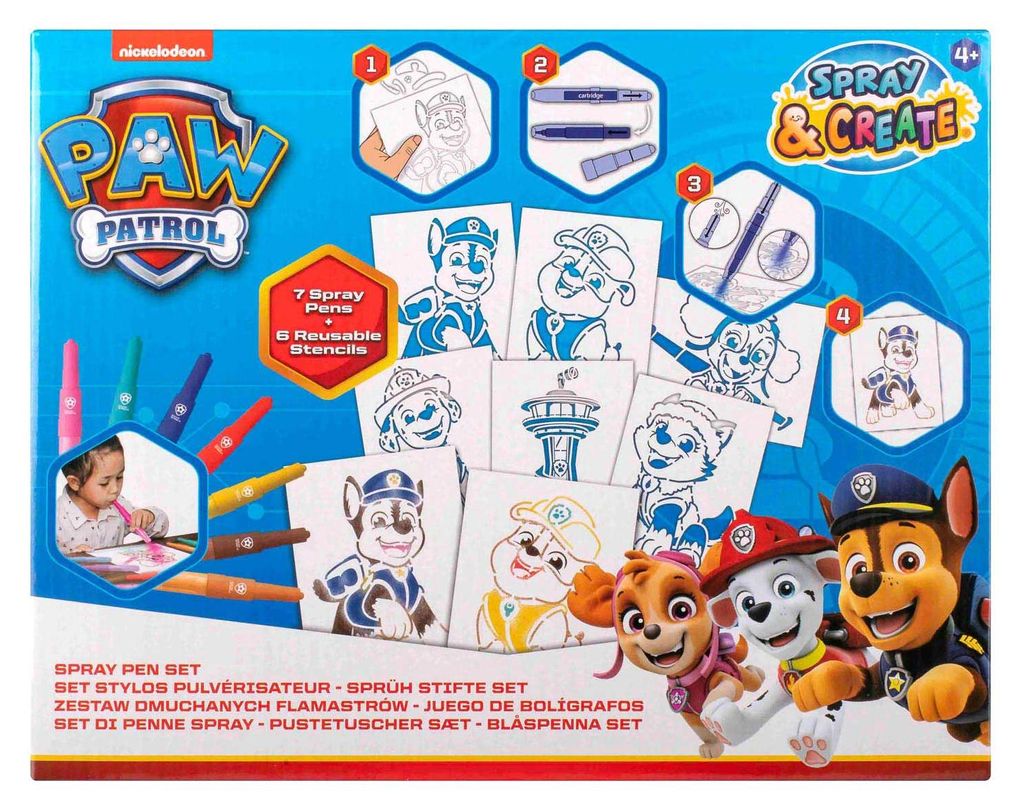 Paw Patrol - Sprühstift-Set (7er) Produktbild 