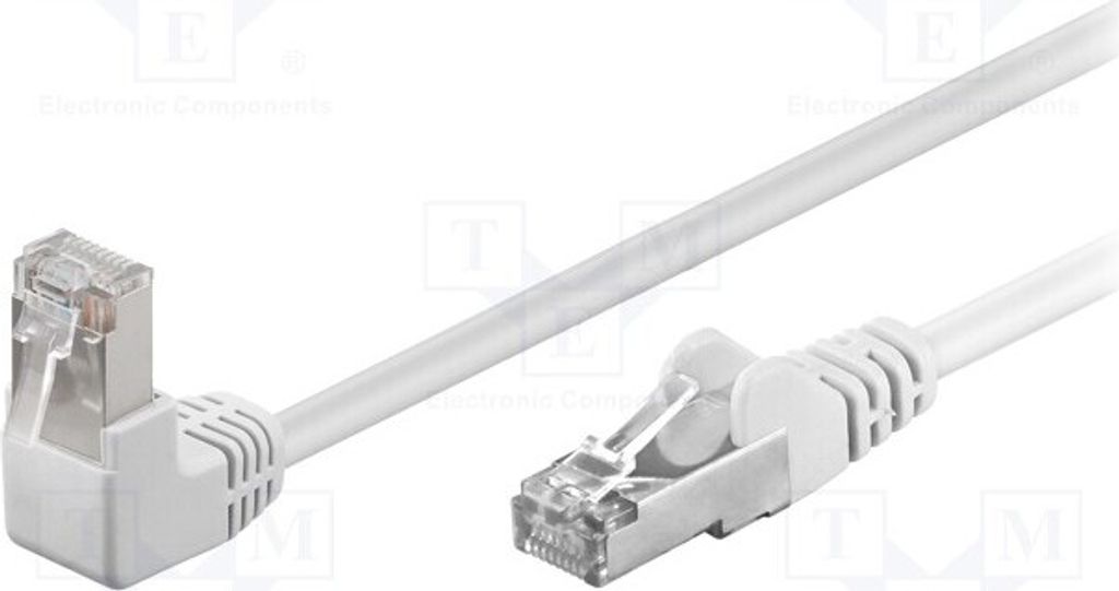 1x 5e weiß 2 94178 RJ45-Kabel 1m PVC