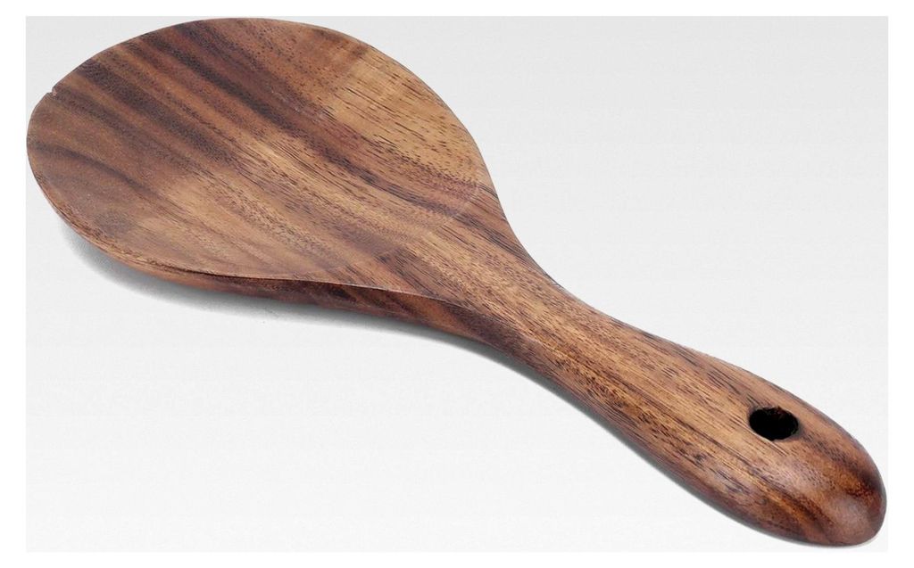 Reisschaufel aus Holz für die Küche