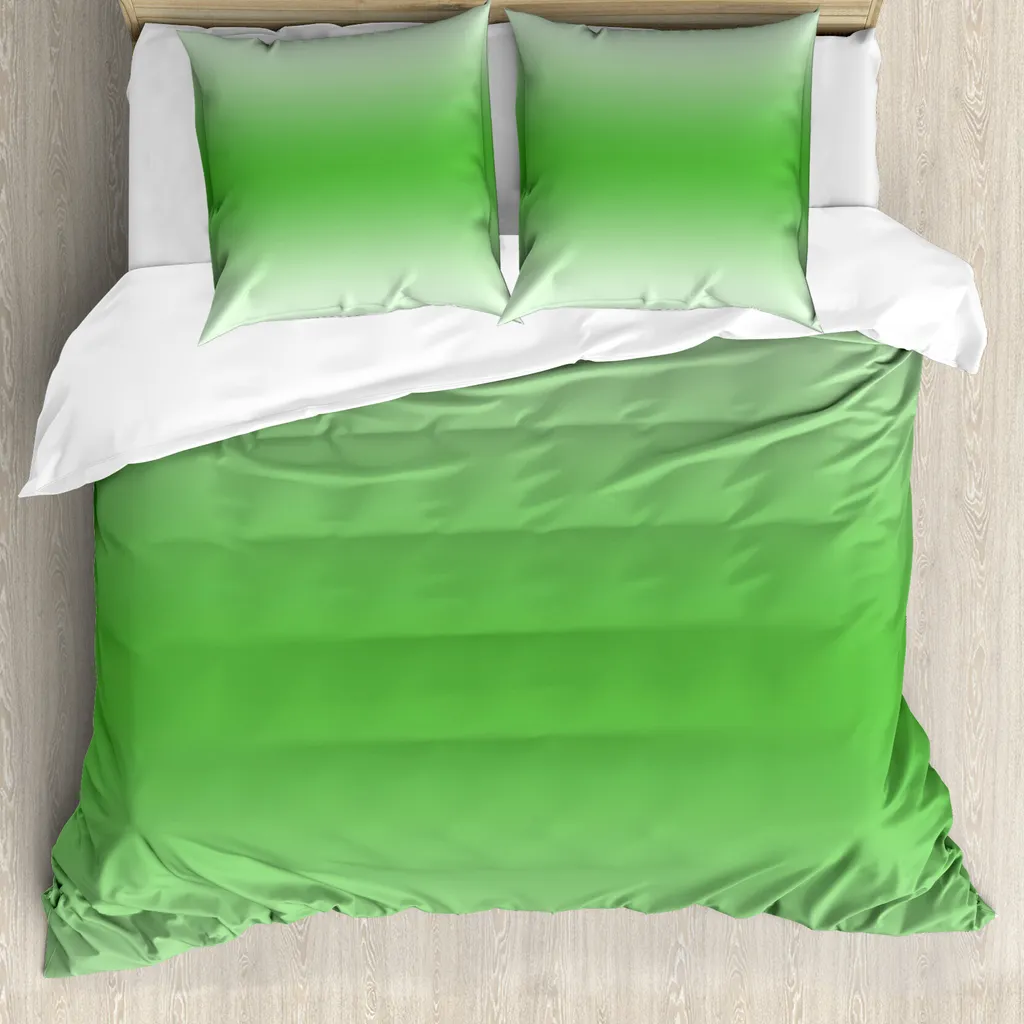 Copripiumino ABAKUHAUS Verde Muschio 200x200 - Set Letto Anti-Acaro