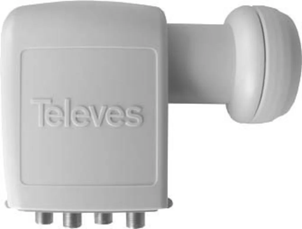 LNB Quattro Haute Performance 0,3 dB Televes SP44EN Réception Stable - 3