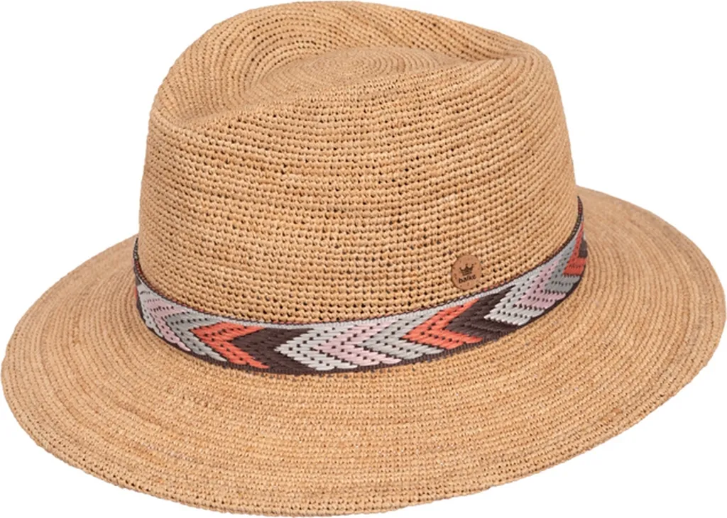 Chapeau de soleil Traveller pour homme et femme en raphia crocheté