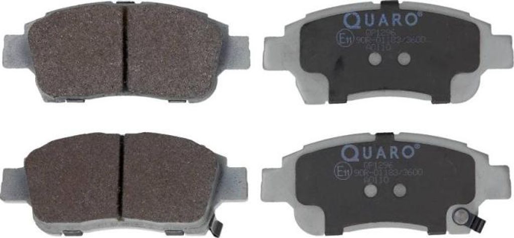 QUARO Bremsbeläge Satz Vorne Bremsklötze für TOYOTA Yaris Schrägheck (P13) QP1296