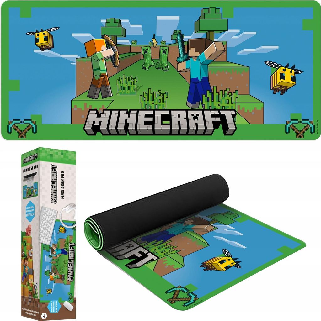 Muispad KIDS LICENSING Minecraft - gaming muismat, Productafbeelding 