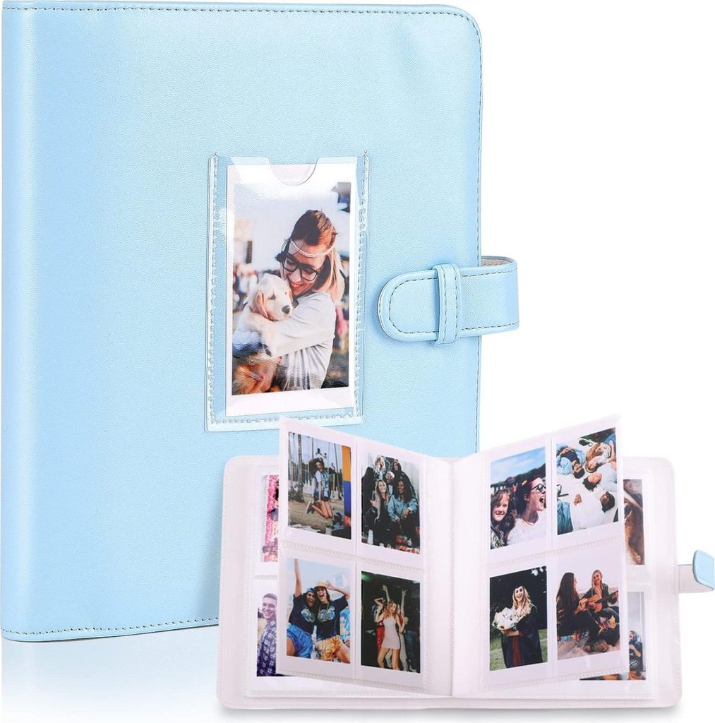 Fotoalbum mit 272+1 Taschen kompatibel mit Instax 3 Zoll Film- kompatibel mit Fujifilm Instax Mini 90 9 8 8+ 70 7c 7s 11 50s 7+ 25 Mini LiPlay Mini...