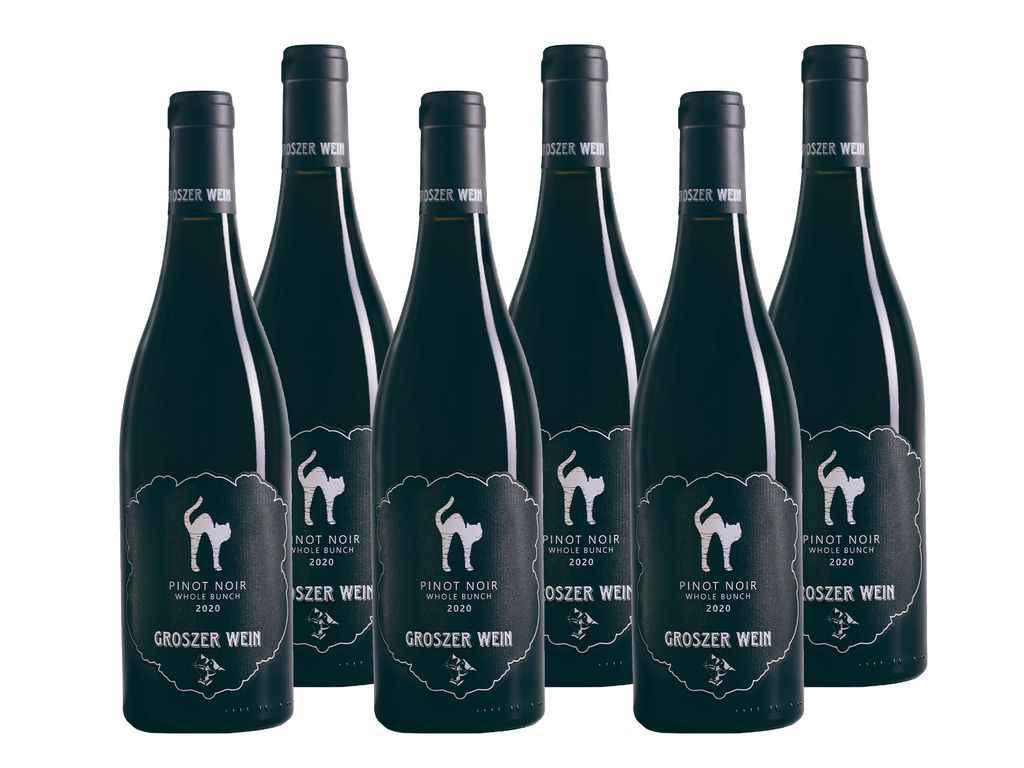 Naturwein Pinot Noir Whole Bunch Limited Edition vom Weingut Groszer Wein - 6er Karton