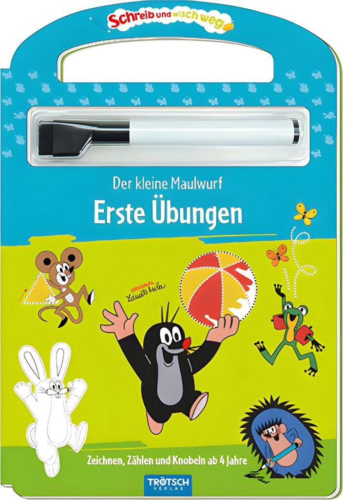 Trötsch Der kleine Maulwurf Schreib und wisch weg Erste Übungen