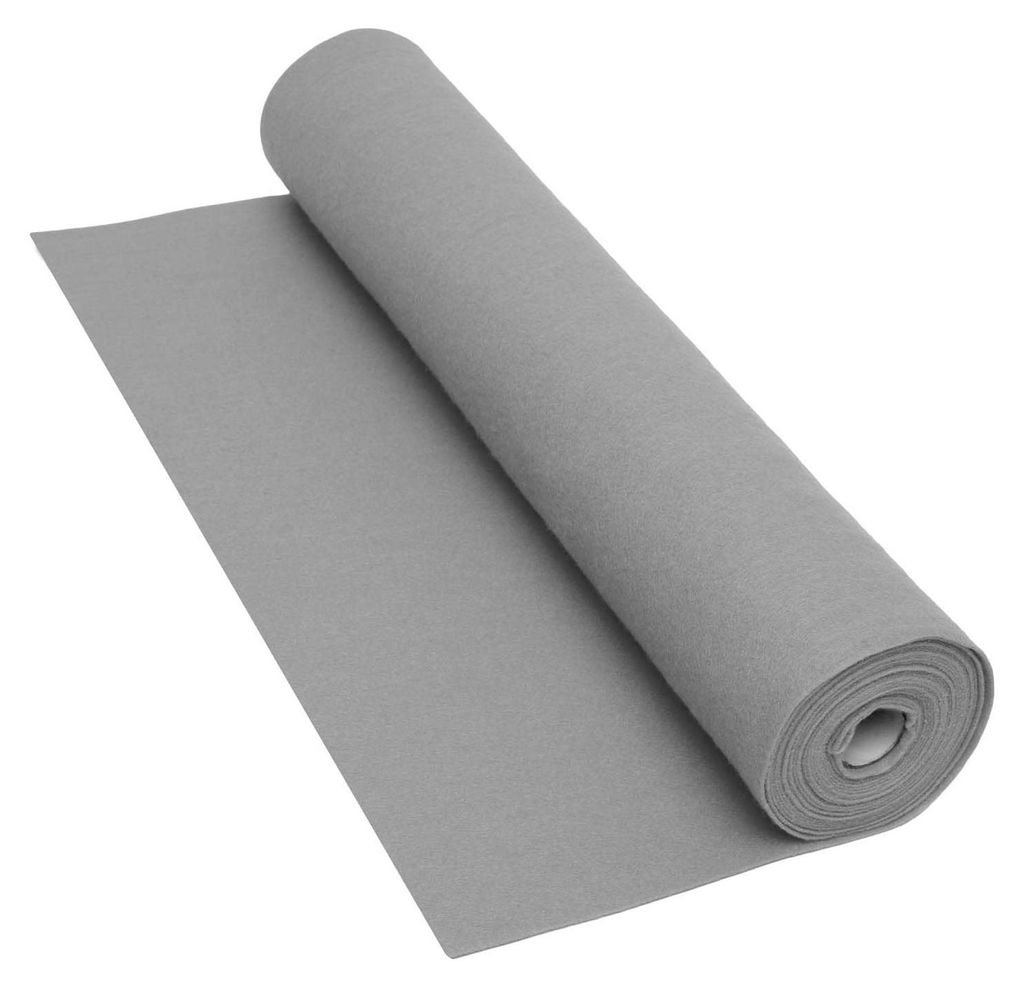 Colorationen – graue Filzrolle – 160 g/m², 5 m x 45 cm